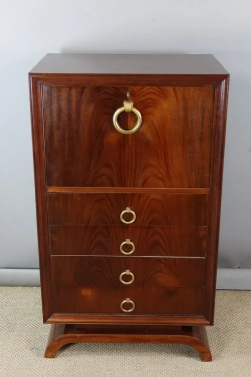 Pamono Vintage Art Deco Secretaire, 1930s Best