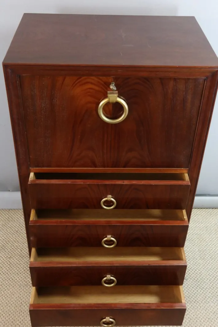 Pamono Vintage Art Deco Secretaire, 1930s Best