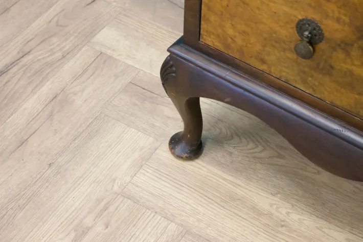 Pamono Vintage Art Deco Style Walnut Tallboy Linen Cabinet, 1950s Clearance