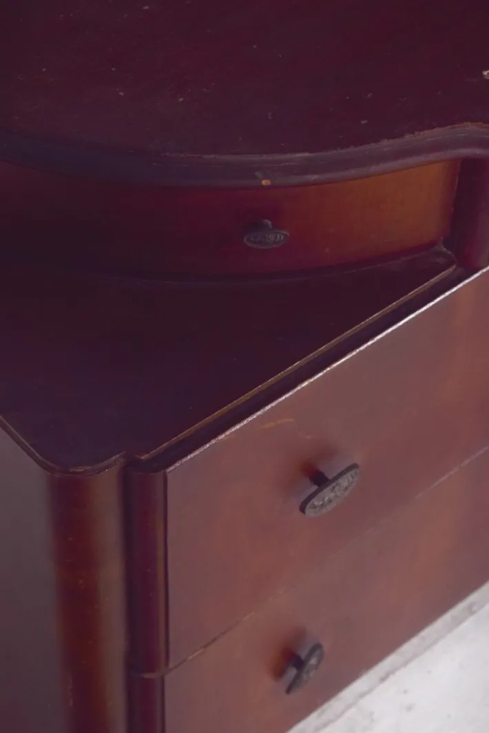 Pamono Vintage Art Deco Walnut Dressing Table, 1920s Clearance