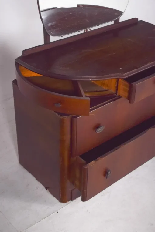 Pamono Vintage Art Deco Walnut Dressing Table, 1920s Clearance