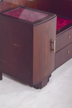 Pamono Vintage Art Deco Walnut Dressing Table, 1920s Online