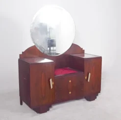 Pamono Vintage Art Deco Walnut Dressing Table, 1920s Online