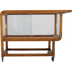 Pamono Vintage Art Deco Walnut Serving Cart, 1930s Online