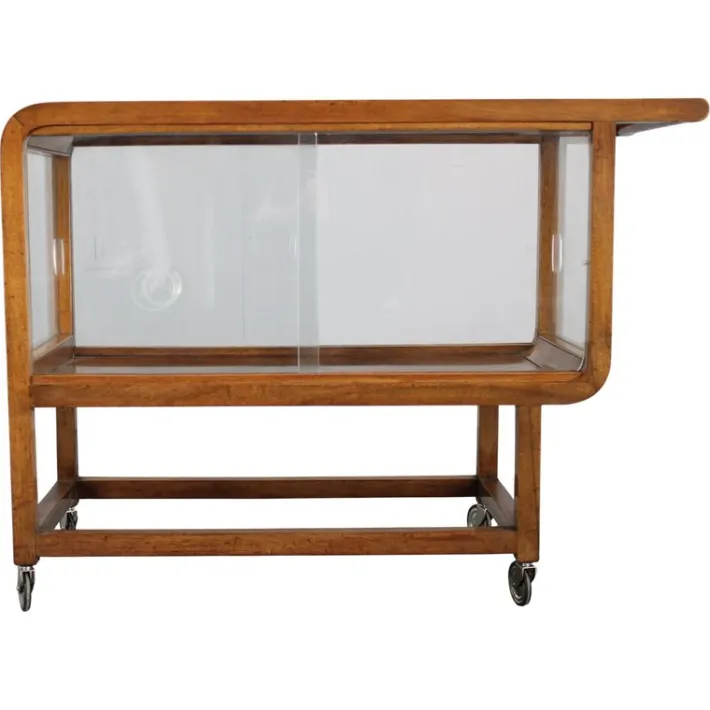 Pamono Vintage Art Deco Walnut Serving Cart, 1930s Online