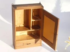 Pamono Vintage Art Deco Wooden Cabinet with Mirror, 1930s Discount