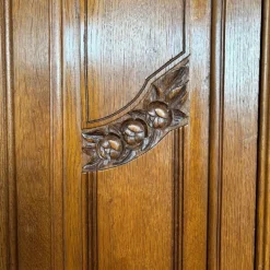 Pamono Vintage Art Nouveau Wardrobe in Oak, 1920