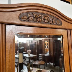 Pamono Vintage Art Nouveau Wardrobe in Oak, 1920