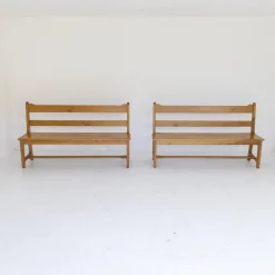 Pamono Vintage Ash Wood Benches, Set of 2 Best