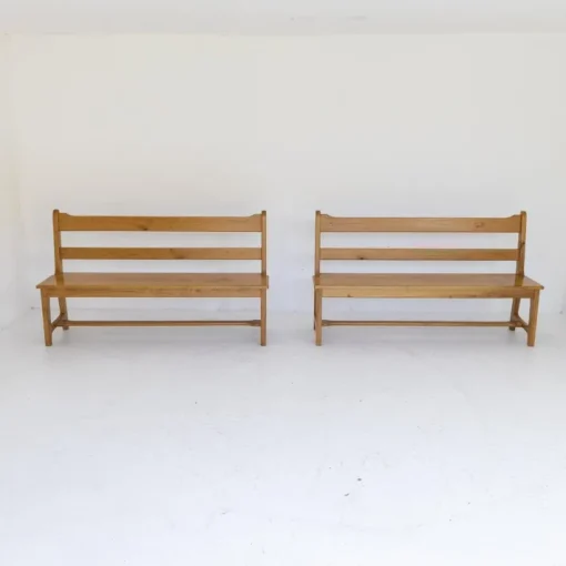 Pamono Vintage Ash Wood Benches, Set of 2 Best