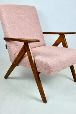 Pamono Vintage B-310 VAR Armchair in Pink Bouclé, 1970s Outlet