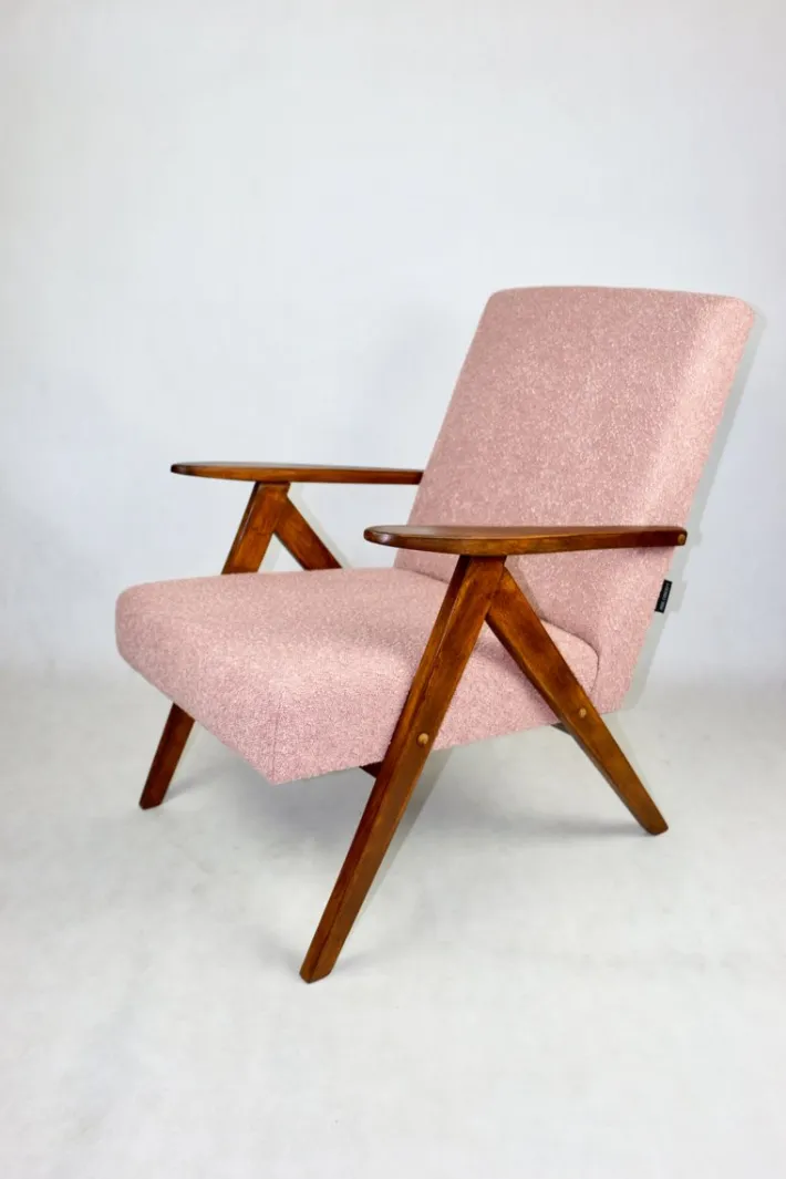 Pamono Vintage B-310 VAR Armchair in Pink Bouclé, 1970s Outlet