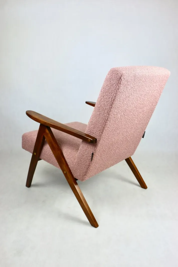 Pamono Vintage B-310 VAR Armchair in Pink Bouclé, 1970s Outlet