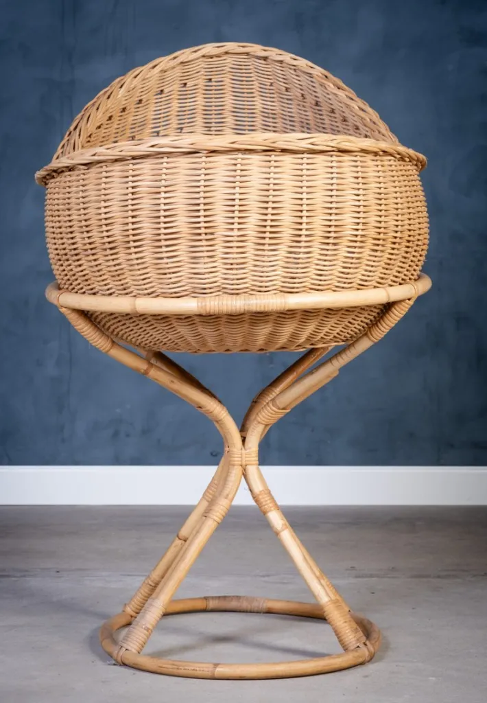 Pamono Vintage Baby Cradle by Elin & Jarl Heger, 1960s Sale