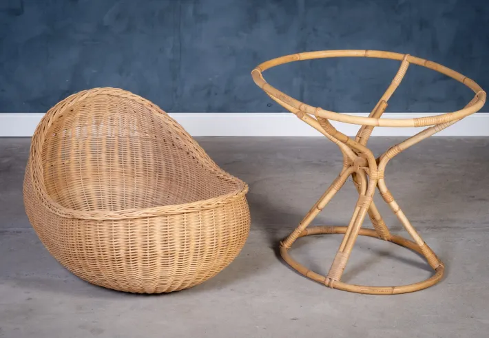 Pamono Vintage Baby Cradle by Elin & Jarl Heger, 1960s Sale