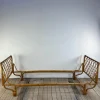 Pamono Vintage Bamboo and Rattan Bed, 1960s Best