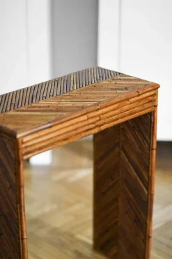 Pamono Vintage Bamboo Console Table Outlet