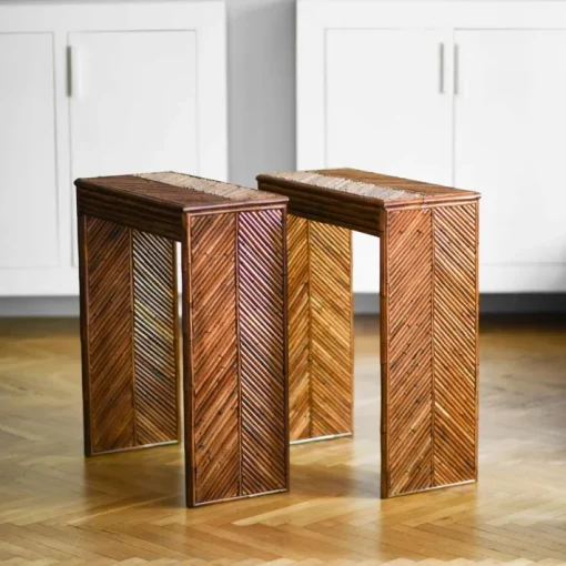 Pamono Vintage Bamboo Console Table Outlet