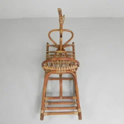 Pamono Vintage Bamboo Rocking Horse, 1960s Discount