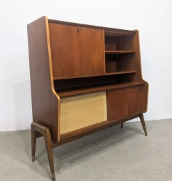 Pamono Vintage Bar Cabinet by Oswald Vermaercke, 1950s