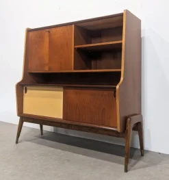 Pamono Vintage Bar Cabinet by Oswald Vermaercke, 1950s