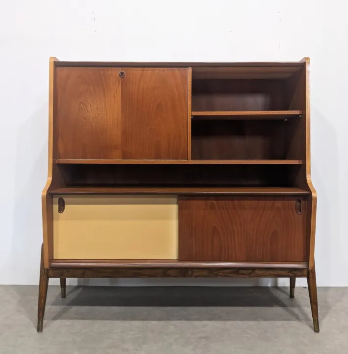 Pamono Vintage Bar Cabinet by Oswald Vermaercke, 1950s