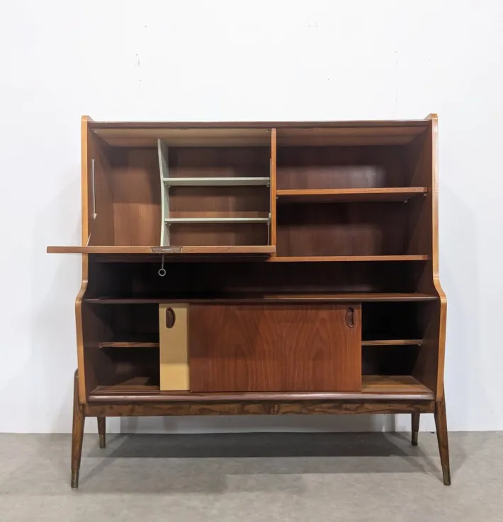 Pamono Vintage Bar Cabinet by Oswald Vermaercke, 1950s