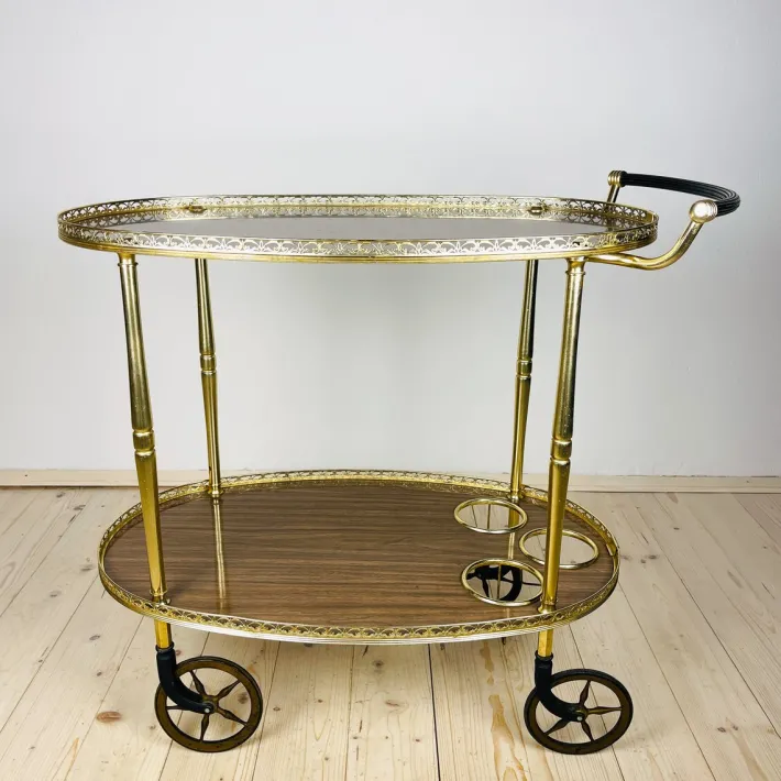 Pamono Vintage Bar Cart from M.B., Italy, 1960s Outlet