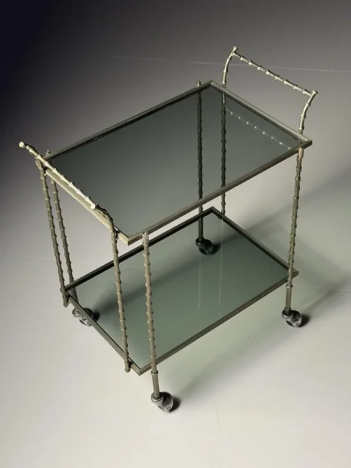 Pamono Vintage Bar Cart in Faux Bamboo, 1960s Hot