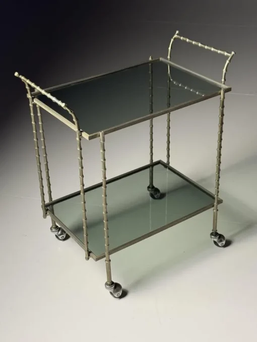 Pamono Vintage Bar Cart in Faux Bamboo, 1960s Hot