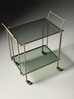 Pamono Vintage Bar Cart in Faux Bamboo, 1960s Hot
