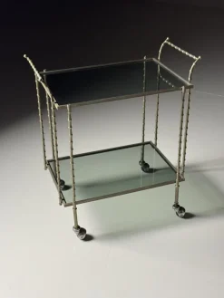 Pamono Vintage Bar Cart in Faux Bamboo, 1960s Hot
