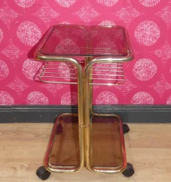 Pamono Vintage Bar Cart Table, 1970s New
