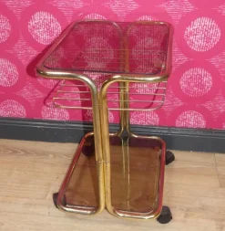 Pamono Vintage Bar Cart Table, 1970s New