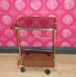 Pamono Vintage Bar Cart Table, 1970s New