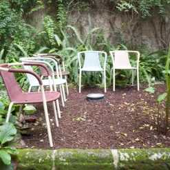 Pamono Vintage Bar Chairs in Tubular Steel, Plastic & Lacquered Metal, 1960s, Set of 5 Sale