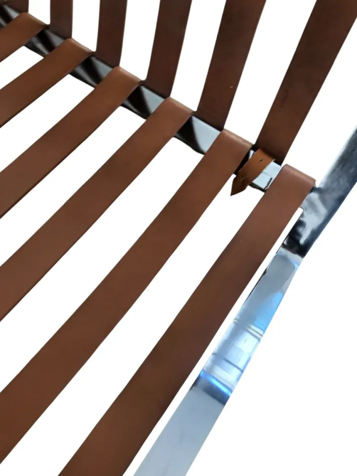 Pamono Vintage Barcelona Lounge Chairs with Ottoman by Mies Van Der Rohe for Knoll, 1960s, Set of 3 Hot