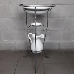Pamono Vintage Basin with Pitcher, 1950s, Set of 2 Discount