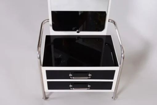 Pamono Vintage Bauhaus Black & White Dressing Table from Vichr, 1930s Sale