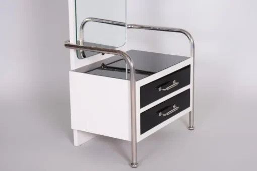 Pamono Vintage Bauhaus Black & White Dressing Table from Vichr, 1930s Sale