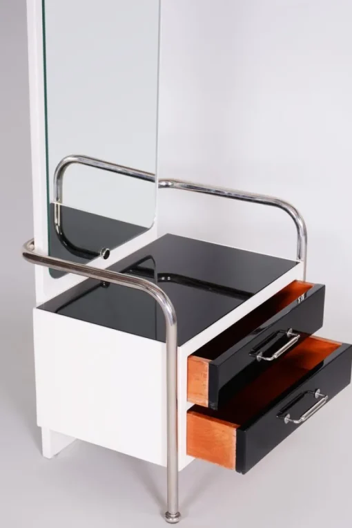 Pamono Vintage Bauhaus Black & White Dressing Table from Vichr, 1930s Sale