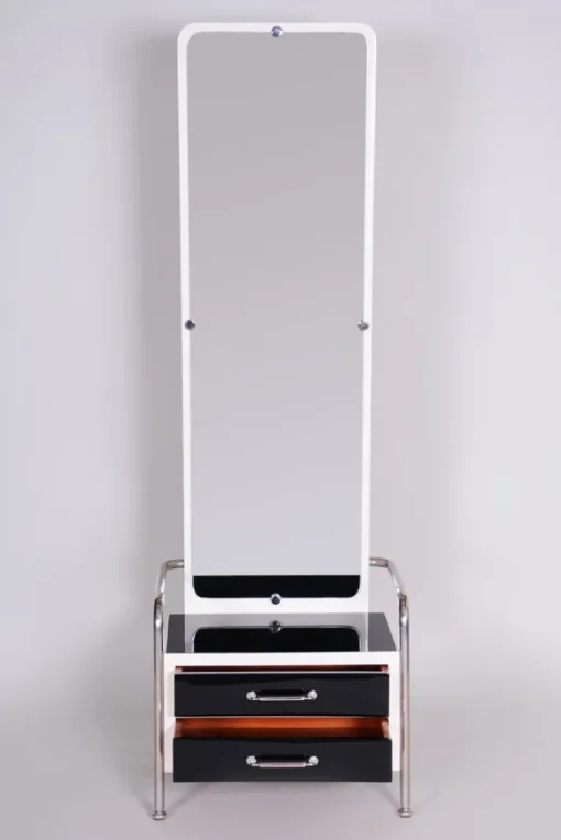 Pamono Vintage Bauhaus Black & White Dressing Table from Vichr, 1930s Sale