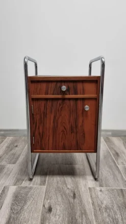 Pamono Vintage Bauhaus Chromed Nightstand New