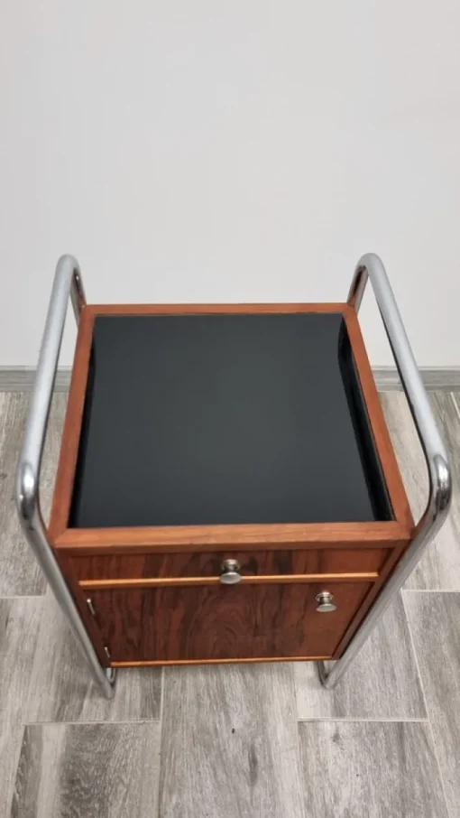 Pamono Vintage Bauhaus Chromed Nightstand New