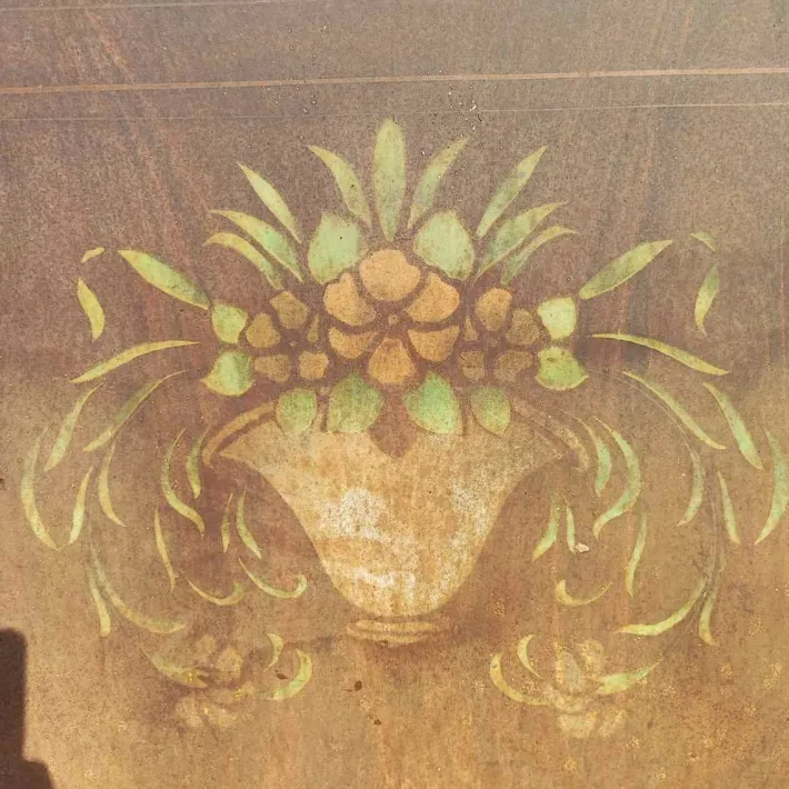 Pamono Vintage Bed Headboard and Footboard in Wrought Iron New