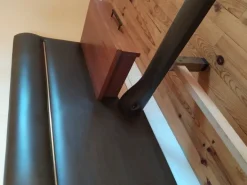 Pamono Vintage Bed in Teak & Skai by Roger Landault, 1960s Best