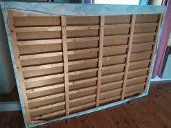 Pamono Vintage Bed in Teak & Skai by Roger Landault, 1960s Best