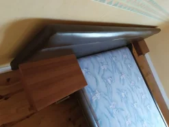 Pamono Vintage Bed in Teak & Skai by Roger Landault, 1960s Best