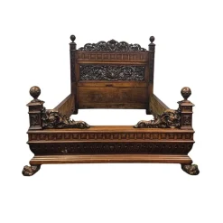 Pamono Vintage Bed in Wood Best