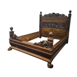 Pamono Vintage Bed in Wood Best